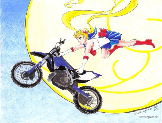 ♪ Riding dirt bikes by moonlight, winning love by daylight ♪