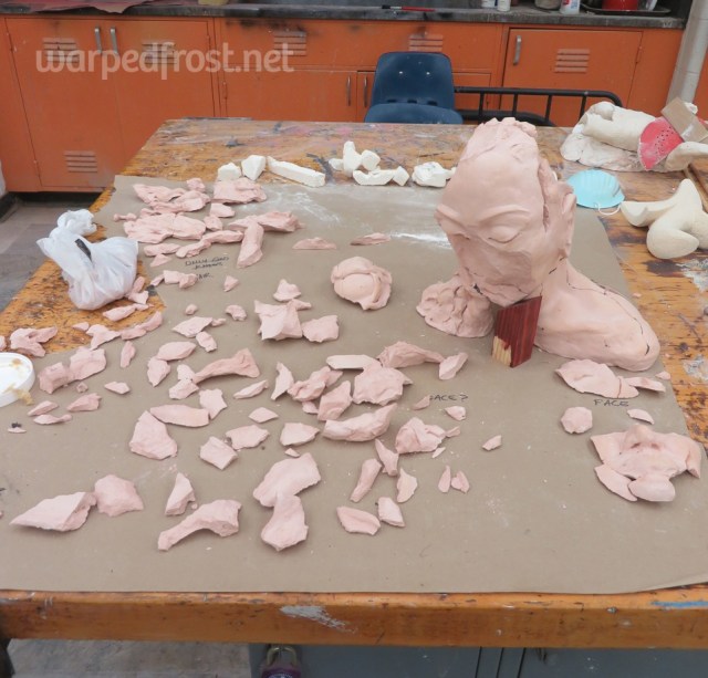 At this point, I'd put the largest pieces back together.